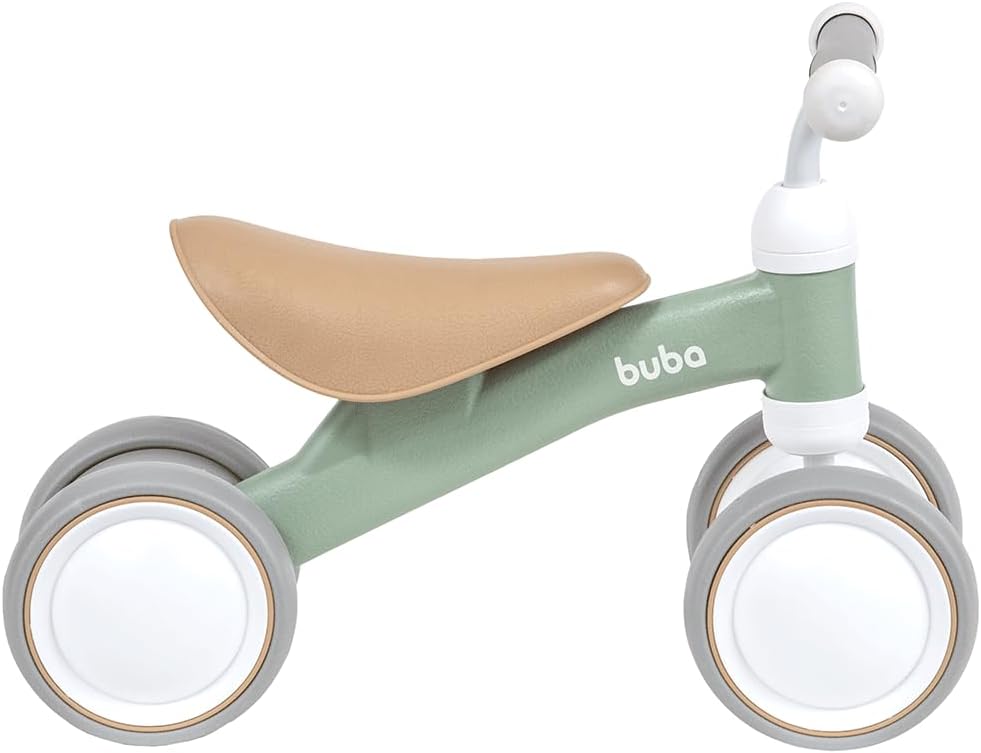 Bicicleta De Equilíbrio 4 Rodas Verde - Buba