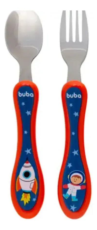 Kit Talheres Aventuras Astronauta - Buba