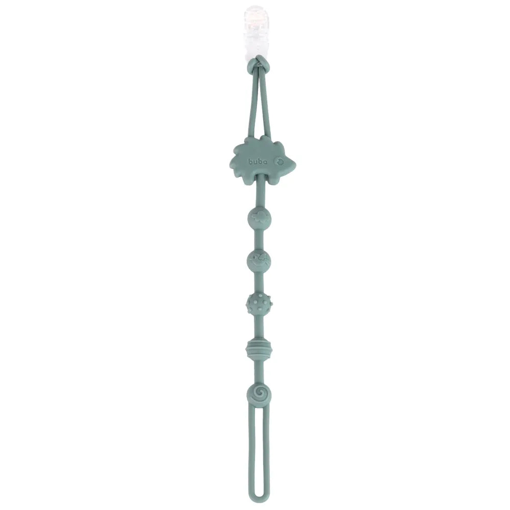 Prendedor De Chupeta Em Silicone Cloudy Porco Espinho - Buba
