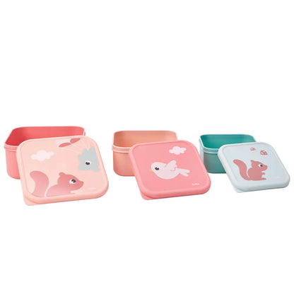 Kit 3 Potinhos Cloudy Rosa - Buba