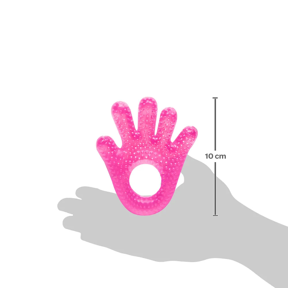Mordedor Com Agua Mãozinha Rosa - Buba