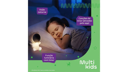 Babá Eletrônica Wi-Fi "Peak a Boo" - Multi Kids