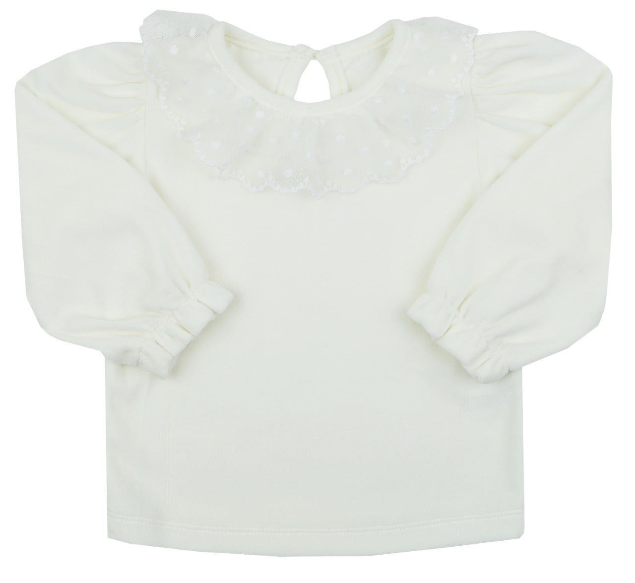 Vestido De Courinho Rosa E Blusa Creme - Grow Up