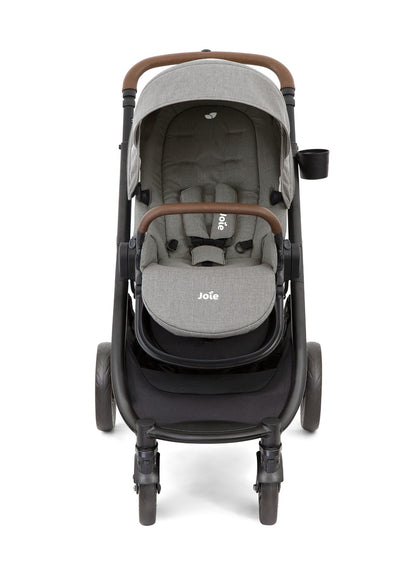 TRIO VERSATRAX-E: CARRINHO, BBC E MOISÉS CINZA PEBBLE - JOIE