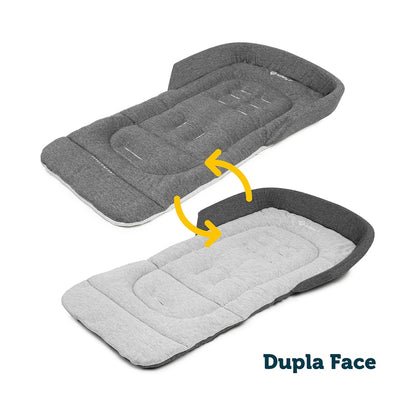 ALMOFADA PARA CARRINHO SAFECOMFORT DUPLA FACE CINZA - SAFETY 1st
