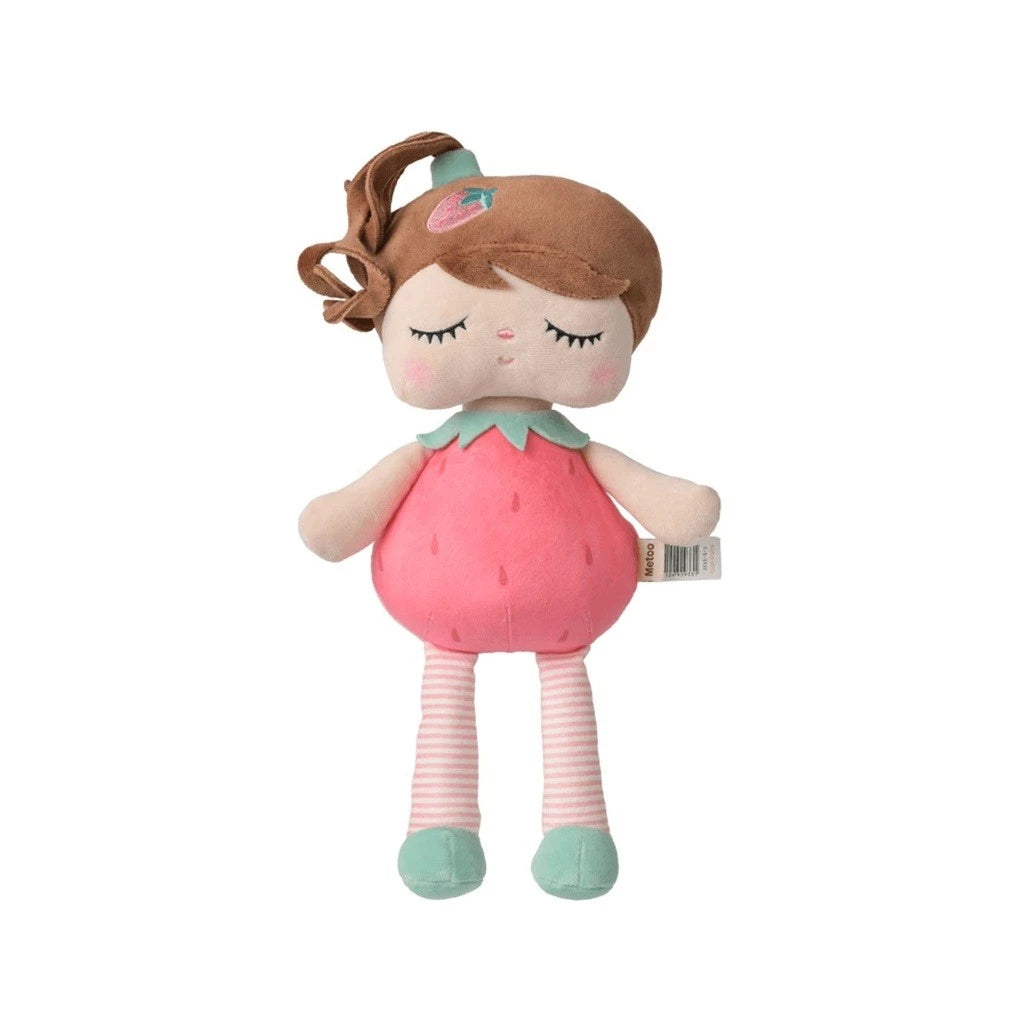 Boneca Com Caixa Angela Frutas Moranguinho  33cm - Metoo