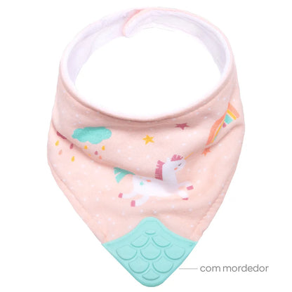 Bandana Com Mordedor Magic Unicornio - Buba