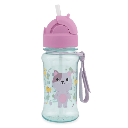 Garrafa Flip Tritan 355 ML Besties Gatinha - Sikp Hop