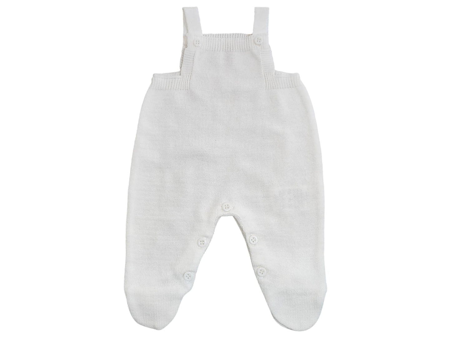 Kit toureiro e Manta Tricot Bebê Branco Unissex - Mini Lady Mini Lord