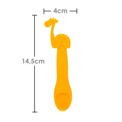 Colher em Silicone Girafa Lola - Marcus & Marcus