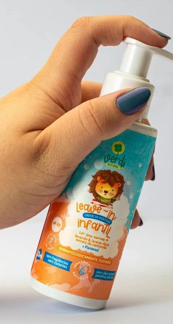 Leave In Creme de Pentear c Óleos essenciais de Lavanda e Laranja doce e Extrato de Camomila