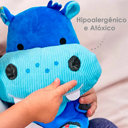 Pelúcia Personagens Hipopótamo Lucas - Marcus e Marcus