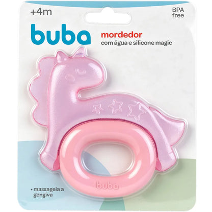 Mordedor Com Agua E Silicone Magic Unicórnio - Buba