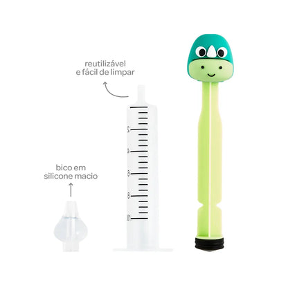 Lavador Nasal Seringa Buba Zoo Dino - Buba
