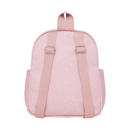 Mochila Maternidade Pequena Bolinhas Rosa - Pirulitando