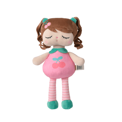 Boneca Com Caixa Ângela Frutas Cerejinha 33cm - Metoo