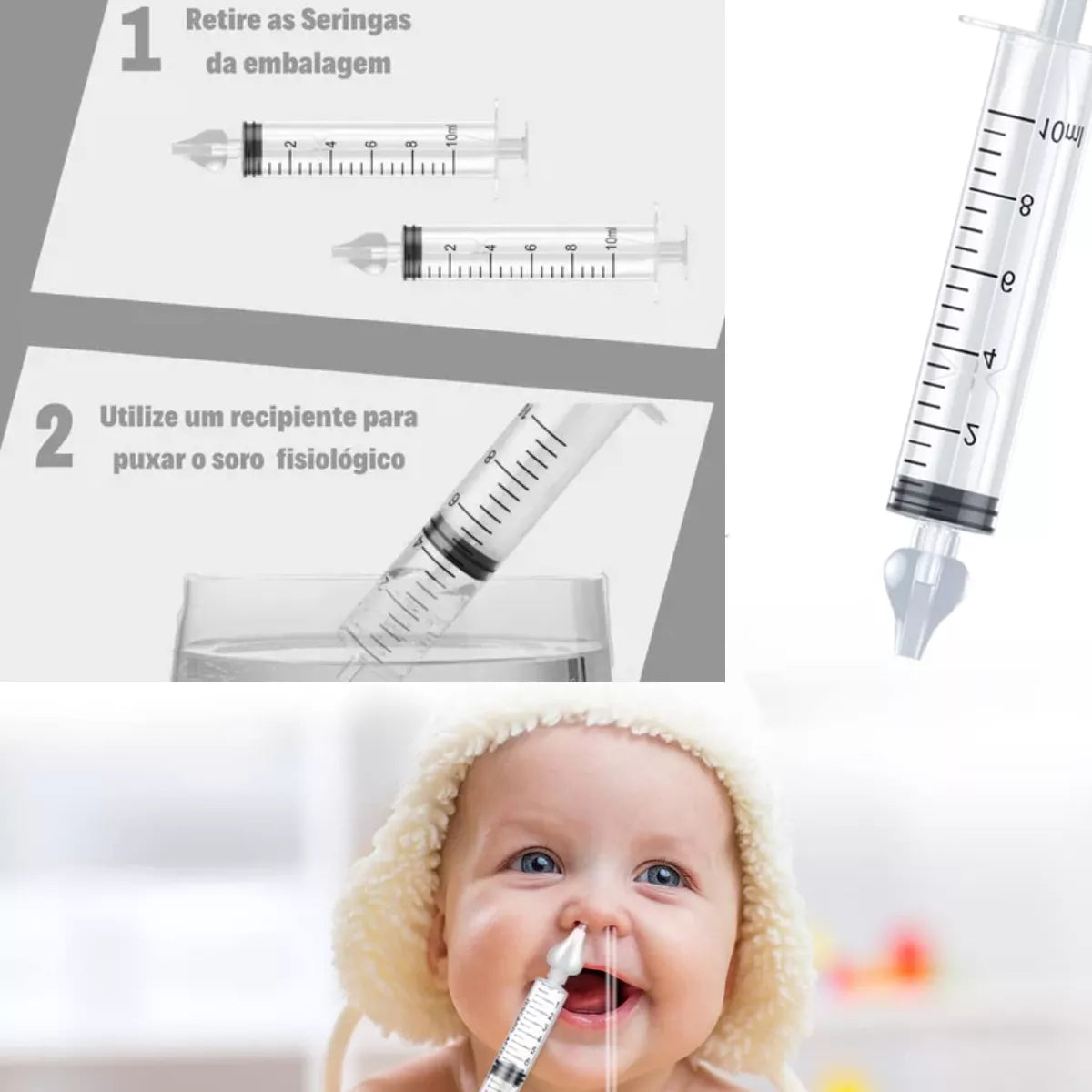 Lavador Nasal Seringa - Buba