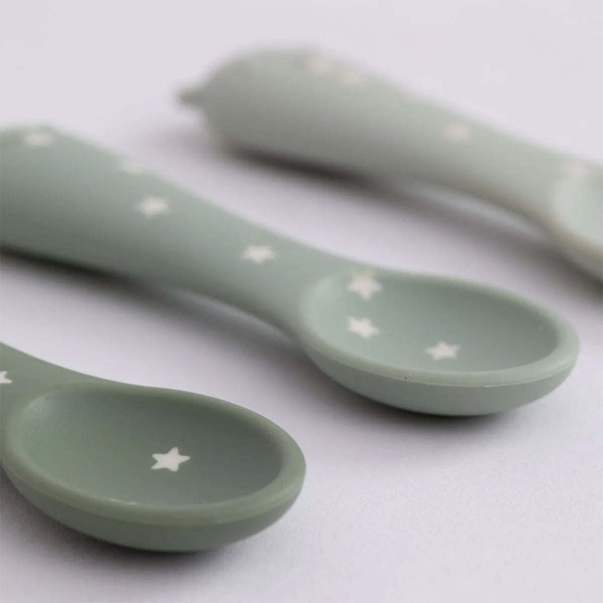 Kit Alimentacao 6 Pcs Prato, Copo, Babador 3 Colheres Verde - Petit Pia