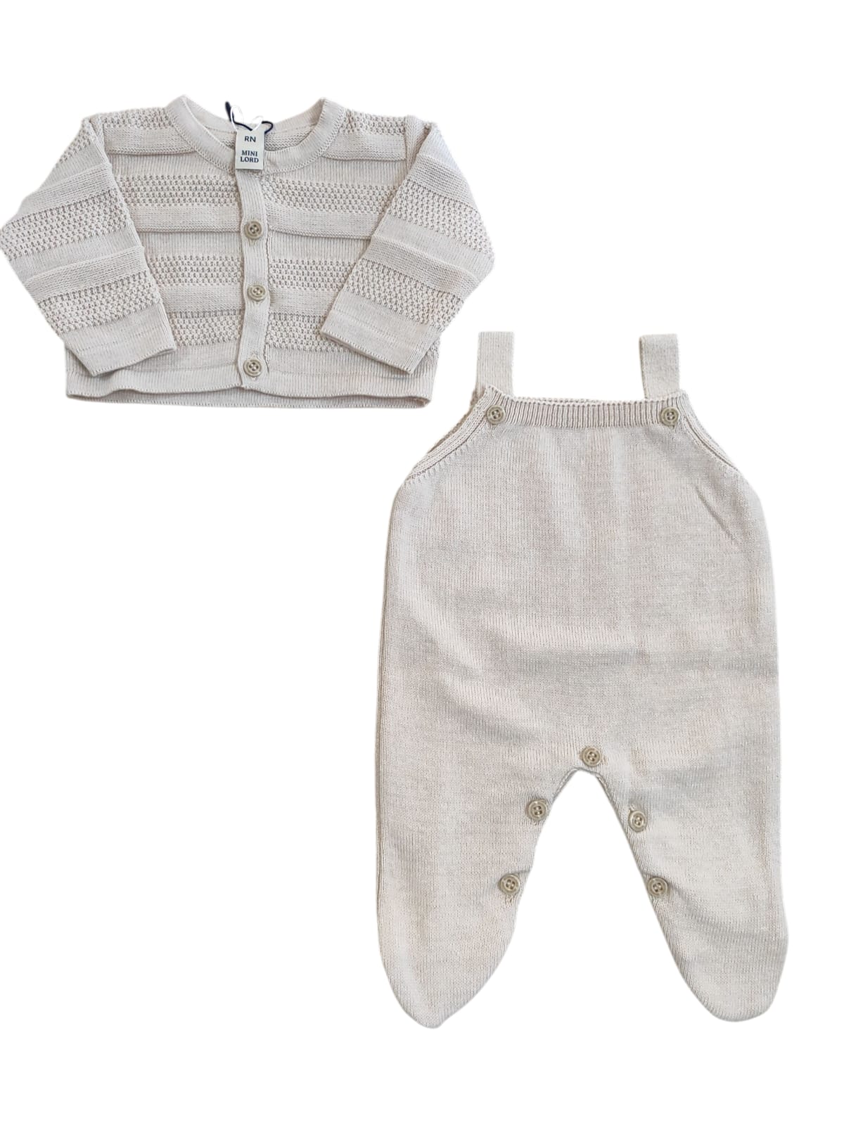 Kit Maternidade Gabriel Bege RN - Mini Lady
