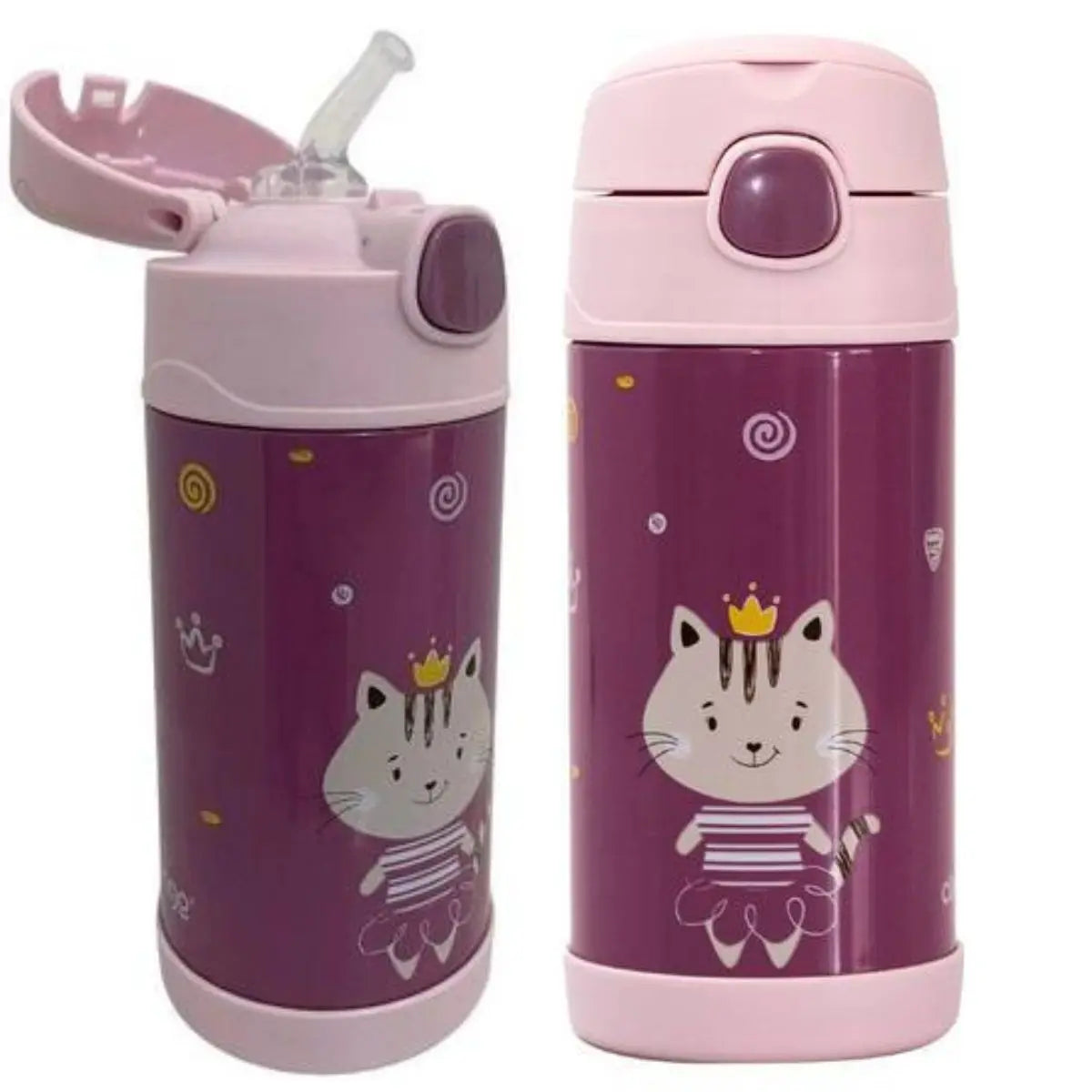 GARRAFA TÉRMICA DUPLA CAMADA INOX 270ml- CLINGO