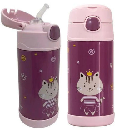 GARRAFA TÉRMICA DUPLA CAMADA INOX 270ml- CLINGO