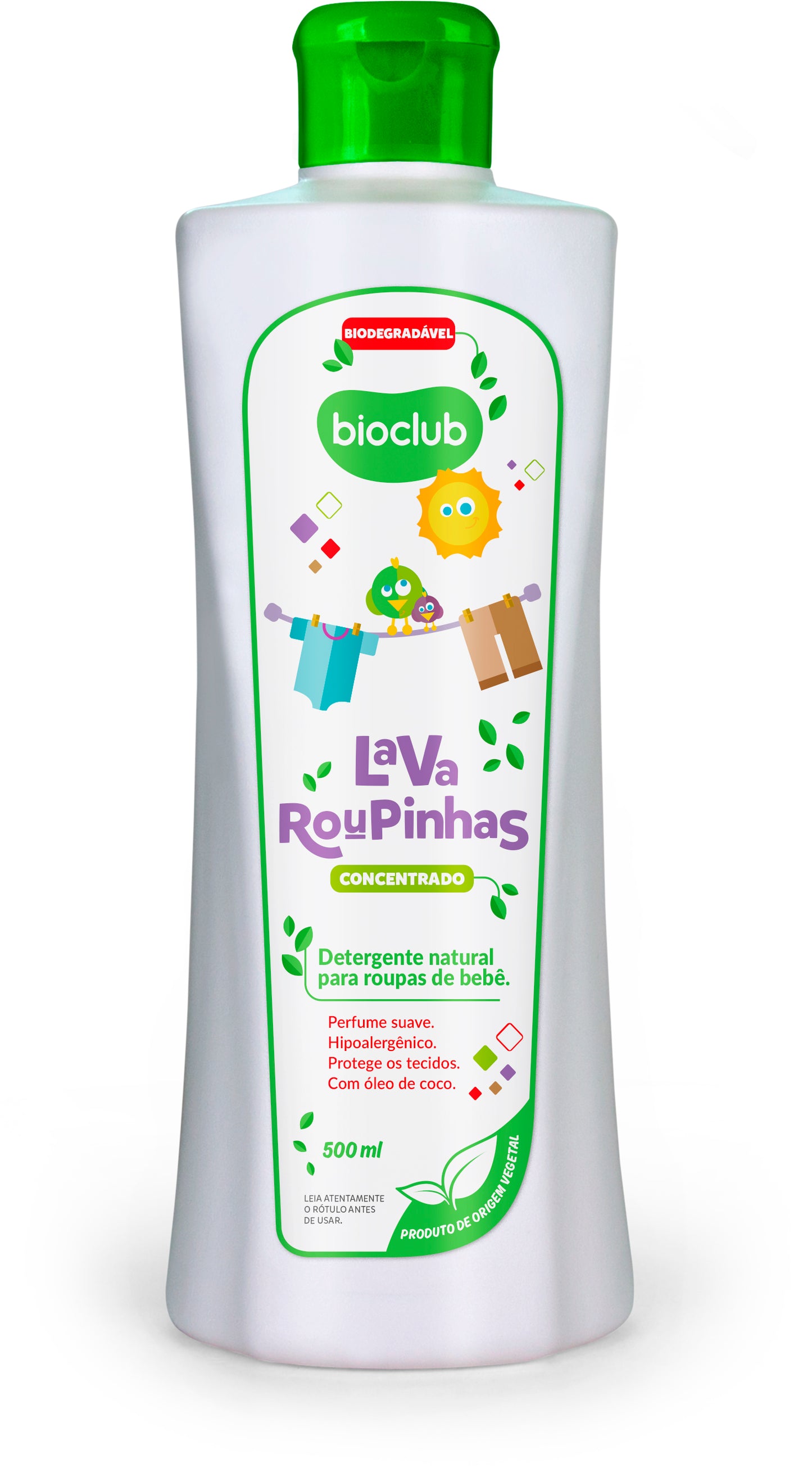 DETERGENTE LIQUIDO LAVA ROUPAS 500ML