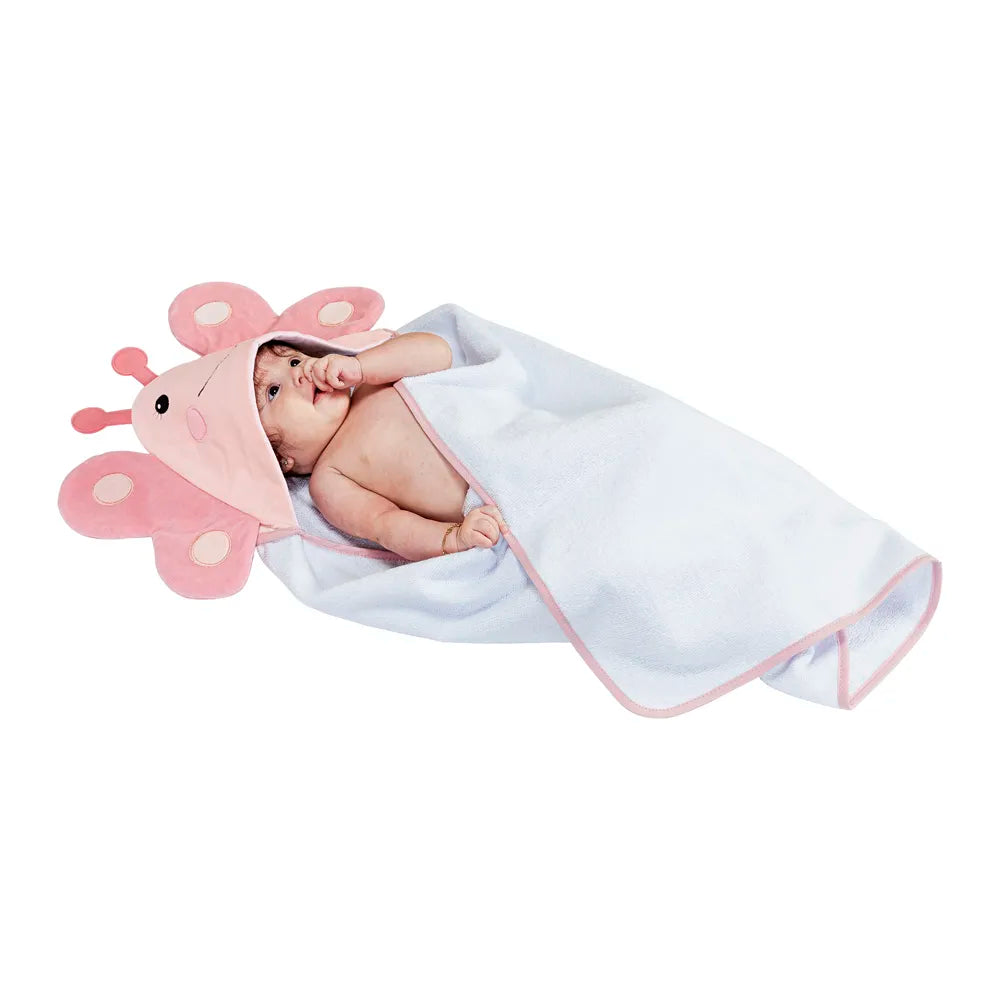 Toalha de Banho Borboleta - Batistela Baby
